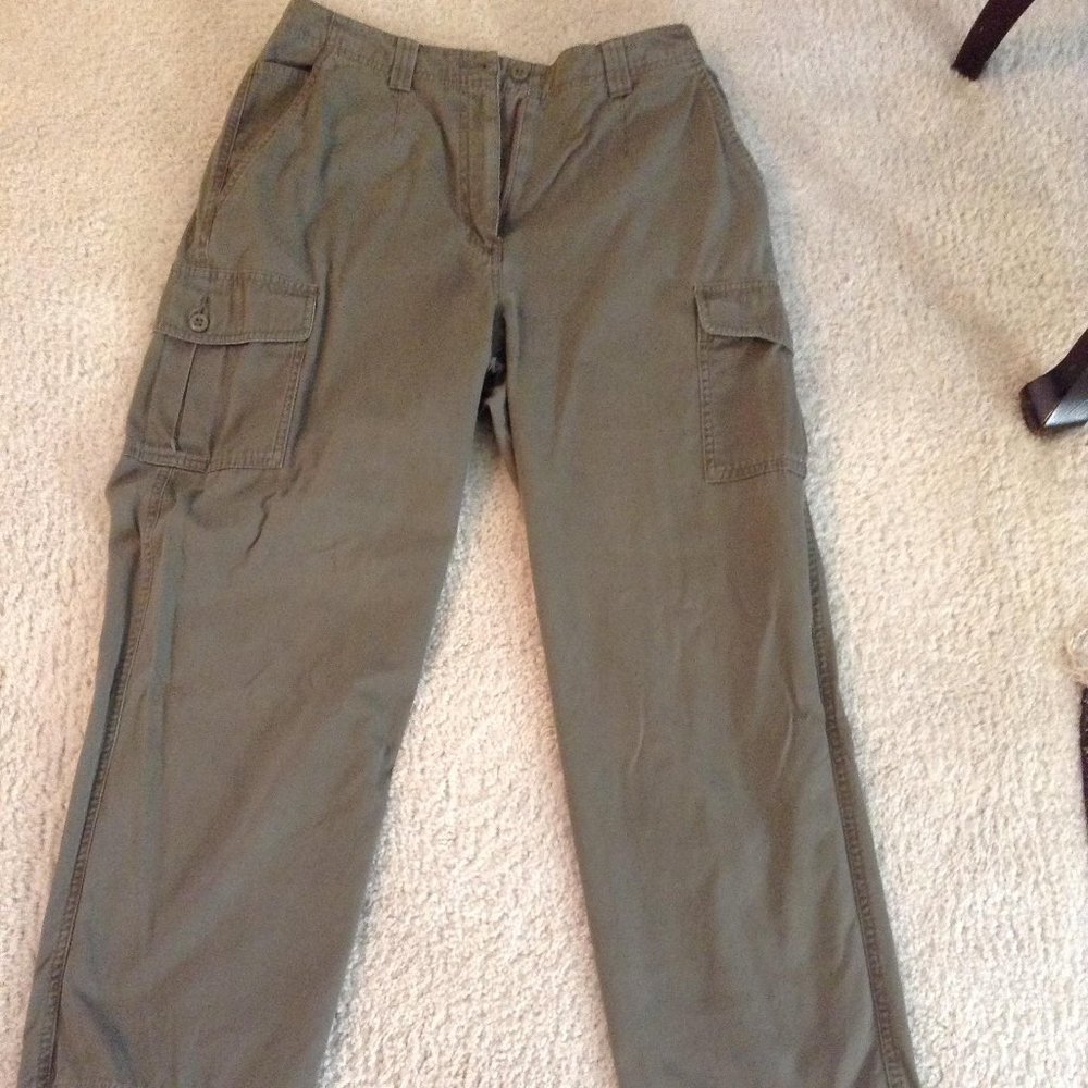 Olive Green Cargo Pants